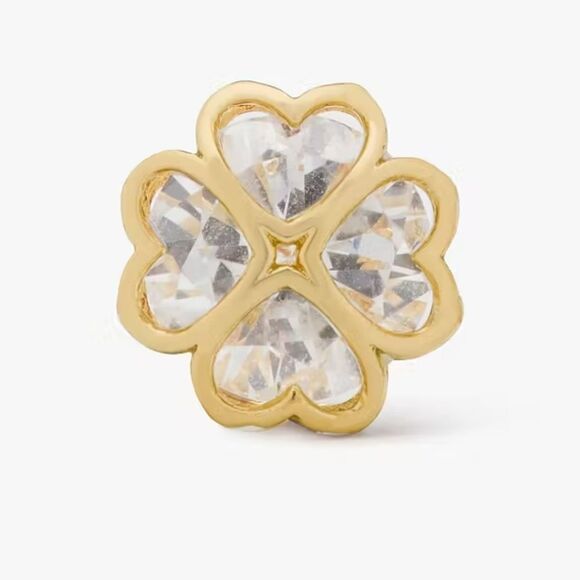 Something Sparkly Spade Studs - Picture 2 of 2